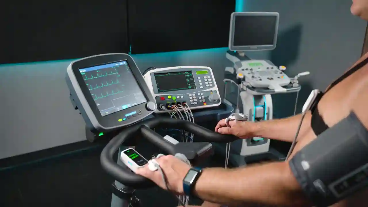 تست ورزش و پالس اکسیمتری