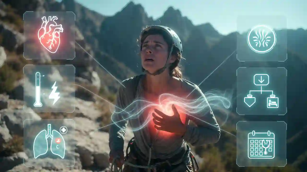 درد قفسه سینه هنگام فعالست