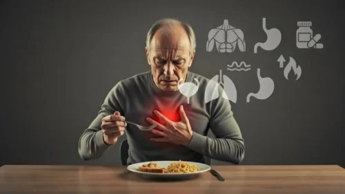 درد قفسه سینه هنگام غذا خوردن
