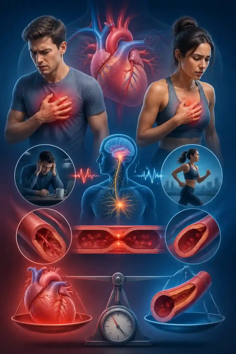 علت درد مبهم قلب چیست؟ علل، علائم هشدار و فیزیولوژی ابهام متاآنالیزها نشان میدهند زنان در بیان یا احساس دردهای قفسه سینه و درد قلبی با مردان اختلاف دارند و حتی علائم کوچکتر باید بیشتر جدی گرفته شود.