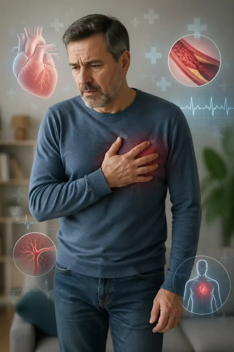 علت درد مبهم قلب چیست؟ علل، علائم هشدار و فیزیولوژی ابهام درد مبهم قلب و علل احتمالی آن